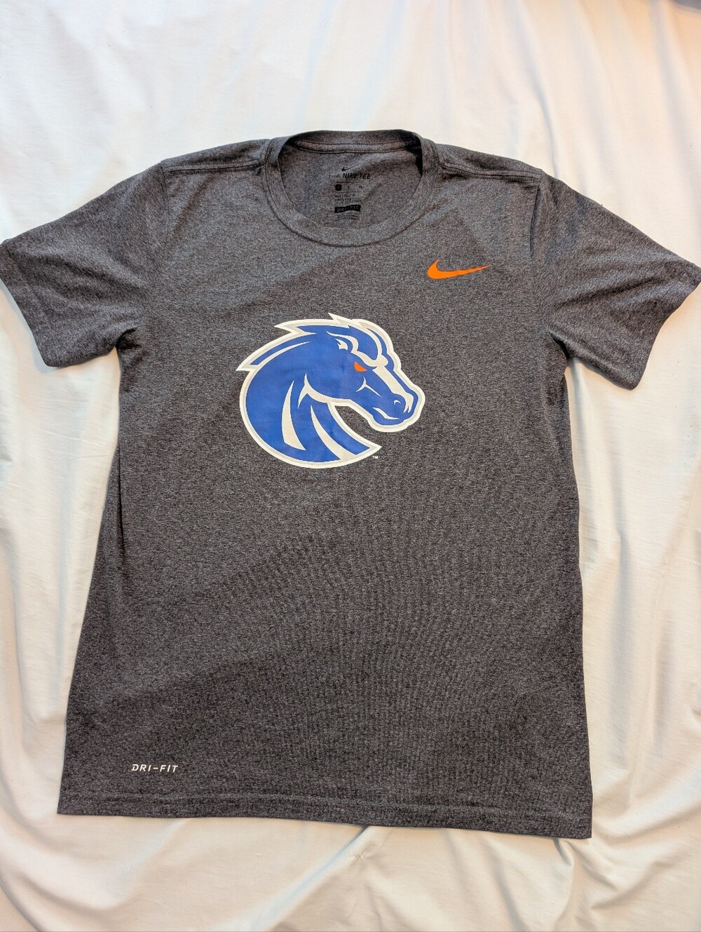 Nike Men’s Gray Boise State Broncos Dri-FIT Tee Size Small